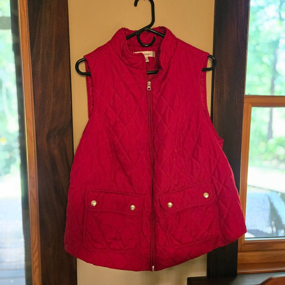 Croft & Barrow Woman's Zip Vest